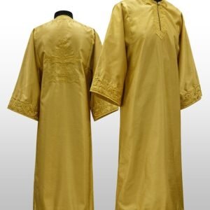 Dechani Altar Servers Tunics - Gold with Gold Embroidery