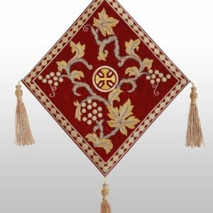 Ambelos Epigonation - Burgundy with Gold Embroidery