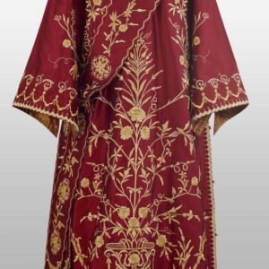 Bursa Deacon Made to Order - Burgundy with Gold Embroidery