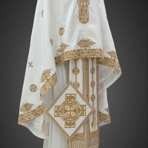 Hilandar - Ivory with Gold Embroidery